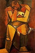 Seated Woman 1908 By Pablo Picasso