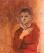 Boy with a Frilled Collar 1905 By Pablo Picasso