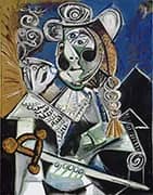 Cavalier with Pipe The Matador 1970 By Pablo Picasso