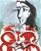 Portrait of Jacqueline 1965 By Pablo Picasso