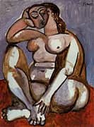 Seated Nude 1956 By Pablo Picasso