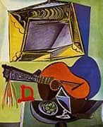 Still Life with Guitar 1942 By Pablo Picasso