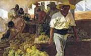 Preparing Raisins 1900 By Joaquin Sorolla
