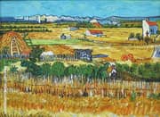 The Harvest La Crau 1888 By Vincent van Gogh