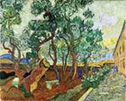 The Garden of Saint Pauls Hospital 1889 By Vincent van Gogh