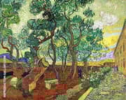 Asylum Garden of St Remy By Vincent van Gogh