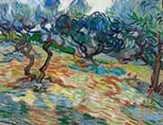 Olive Trees 1889 By Vincent van Gogh