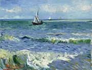 Seascape Saintes Marie 1888 1 By Vincent van Gogh