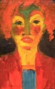 Red Haired Girl 1919 By Emil Nolde