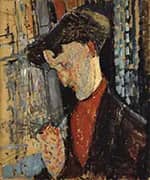 Portrait of the Painter Frank de Haviland By Amedeo Modigliani