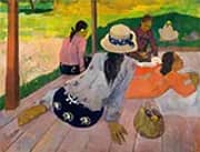 The Siesta By Paul Gauguin