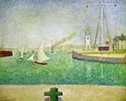 Entrance to the Honfleur By Georges Seurat