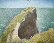 Le Bec du Hoc 1885 By Georges Seurat