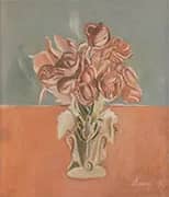 Roses 1917 By Giorgio Morandi