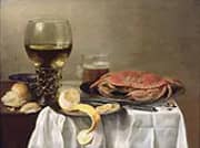 Still Life with Crab By Pieter Claesz