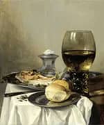 Still Life with Salt By Pieter Claesz