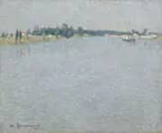The Seine Morning By Charles Angrand