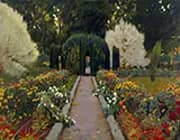 A Garden in Aranjuez 1908 By Santiago Rusinol