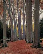Avenue of Plane Trees By Santiago Rusinol