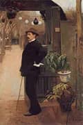 The Painter Miguel Utrillo By Santiago Rusinol