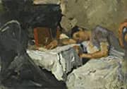 Sleeping Girl By George Hendrik Breitner