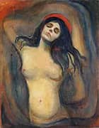 Madonna c1894 By Edvard Munch