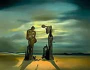Archeological Reminiscence of Millet's Angelus By Salvador Dali