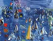 Regatta at Cowes 1934 By Raoul Dufy