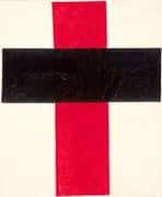 Large Hieratic-Suprematist Cross By Kazimir Malevich