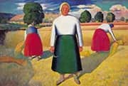Reapers 1929 By Kazimir Malevich