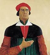 Self-Portrait 1933 By Kazimir Malevich