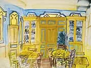 Cafe Scene By Raoul Dufy