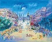 Rue Royale 1950 By Raoul Dufy