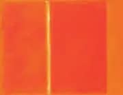 Orange with Vertical Line By Mark Rothko (Inspired By)