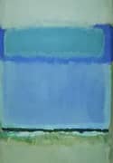Blue and Green with Black Line By Mark Rothko (Inspired By)