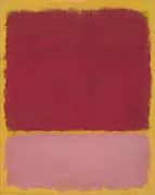 Plum and Pink over Yellow Portrait Format By Mark Rothko (Inspired By)