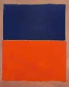 Royal Blue and Orange By Mark Rothko (Inspired By)