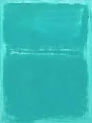 Aqua over Light Aqua By Mark Rothko (Inspired By)
