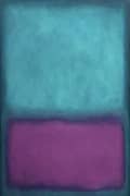 Aqua over Purple By Mark Rothko (Inspired By)