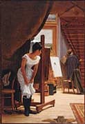 The Artists Studio 1882 By Jose Ferraz de Almeida Junior