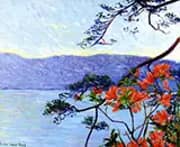 Suruga Bay Azaleas 1900 By Lilla Cabot Perry