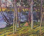 Madame Lebasque and Her Daughters 1903 By Henri Lebasque