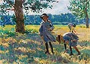 La Cueillette der Fleurs By Henri Lebasque