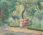 Dans le jardin By Henri Lebasque