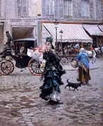 Crossing The Street 1875 By Giovanni Boldini