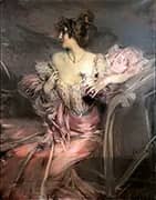 Portrait of The Actress Marthe de Florian By Giovanni Boldini