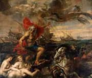 Neptune Calming The Tempest By Peter Paul Rubens