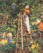 Gathering Plums 1891 By Theodore Robinson