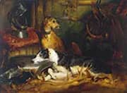 A Scene at Abbotsford 1827 By Edwin Henry Landseer