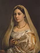 Woman with a Veil 1515 (La Donna Velata) By Raphael